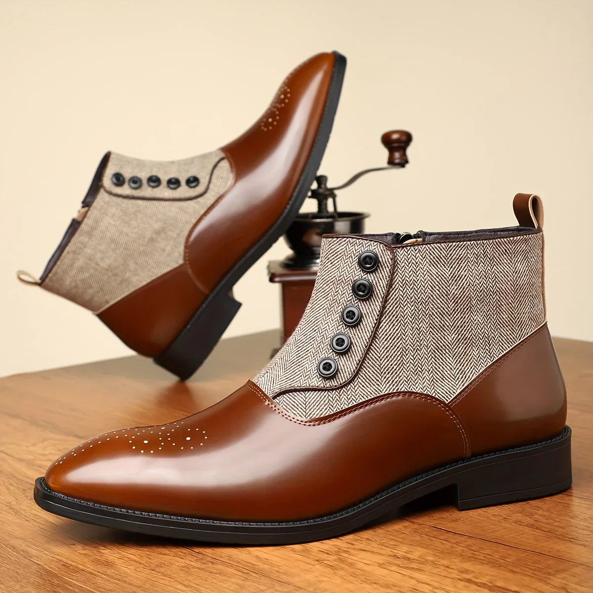 Rupert | Chelsea Leather Ankle Boots