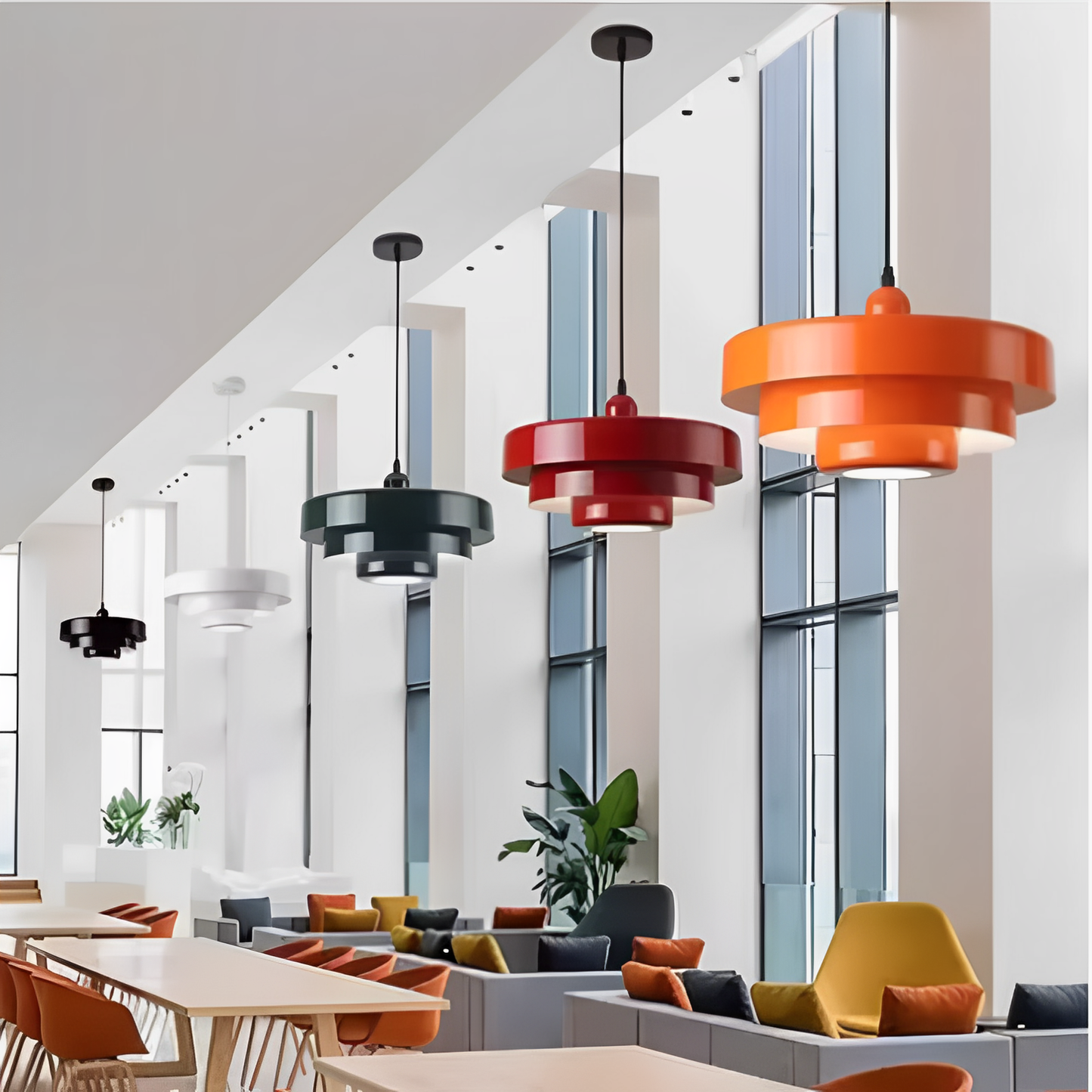 Elegant Retro Tier LED Pendant Lamp