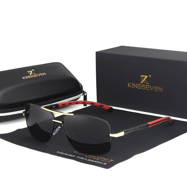 Kingseven Polarized Designer Sunglasses UV400 Stylish Eyewear for Men