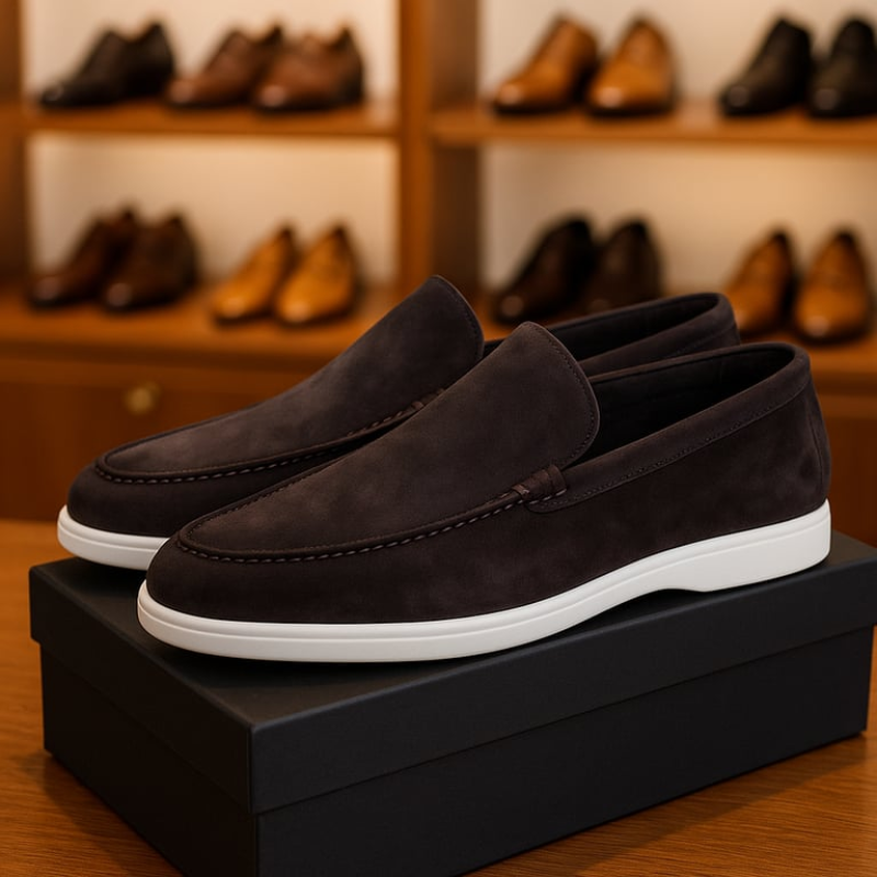 Damian | Classic Suede Loafers for Men - Timeless Old Money Elegance