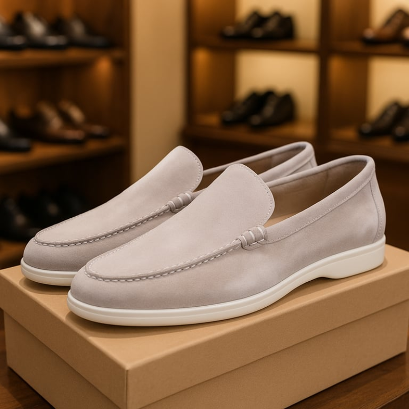 Damian | Classic Suede Loafers for Men - Timeless Old Money Elegance