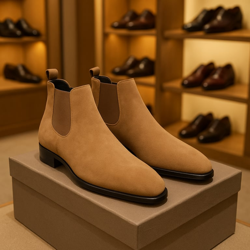 Jon - Suede Chelsea Boots for Men