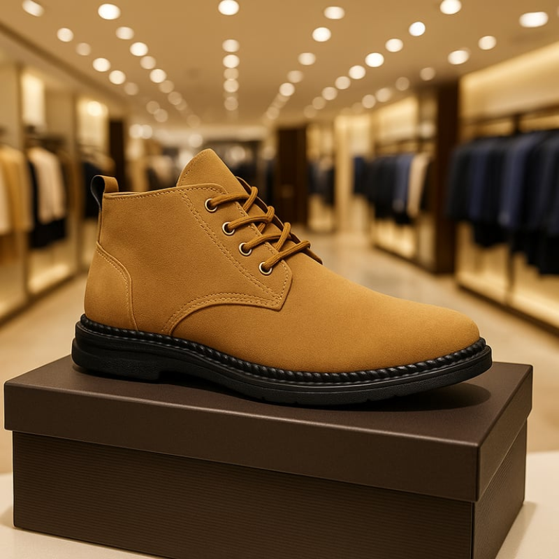 Atlas - Men's Casual Lace-Up Suede Chelsea Boots-Modavendi