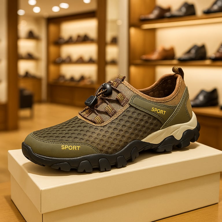 Varsa | Men's Casual Sneakers - Breathable Mesh Summer Footwear with Non-Slip Features