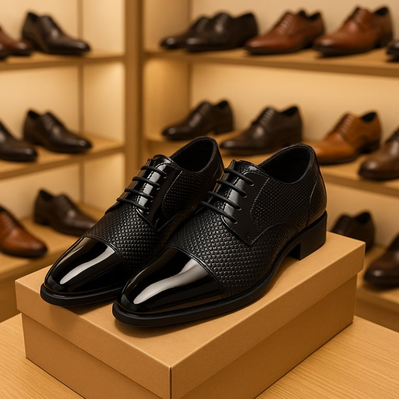 Cloudcroft | Timeless Men's Patent Leather Oxford Shoes