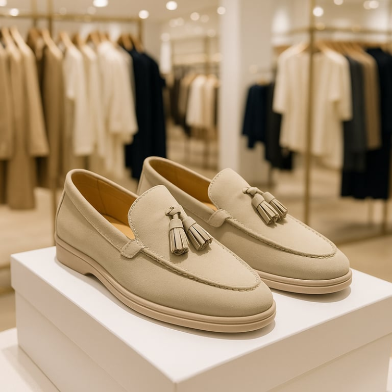 Laurence | Men's Suede Tassel Loafers