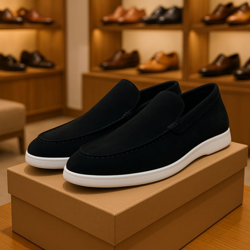 Damian | Classic Suede Loafers for Men - Timeless Old Money Elegance