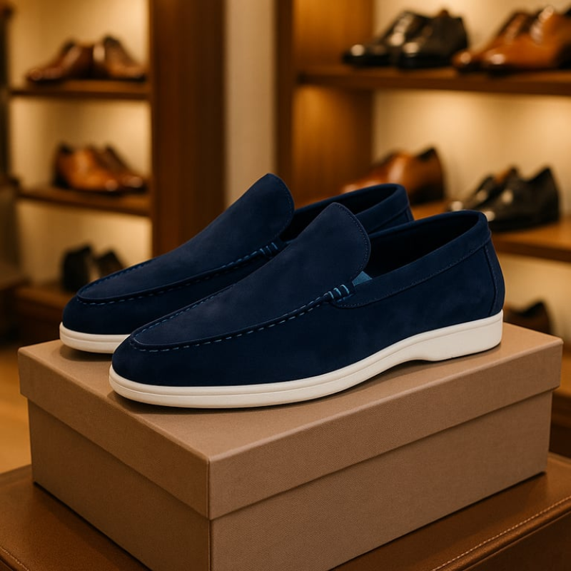 Damian | Classic Suede Loafers for Men - Timeless Old Money Elegance