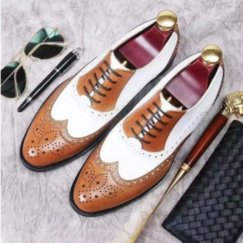Lunenburg | Retro Mixed Color Men's Dress Shoes